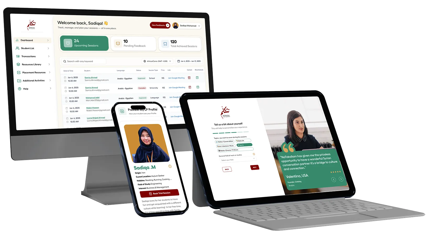 NaTakallam App